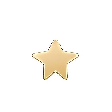 Lila Moon 14k Gold 6.5 mm Star Nose Ring Stud