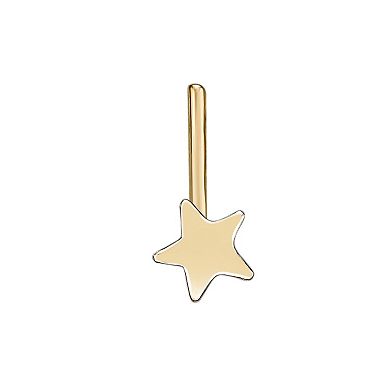 Lila Moon 14k Gold Star Nose Ring Stud
