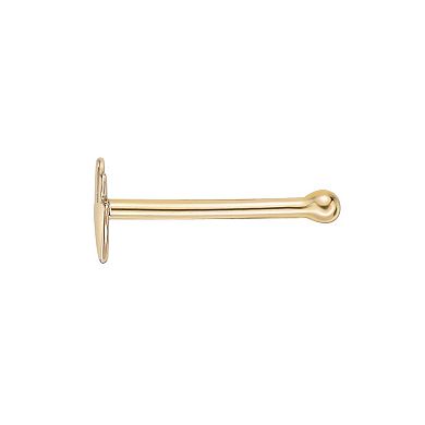 Lila Moon 14k Gold Hamsa Hand Nose Ring Stud