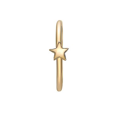 Lila Moon 14k Gold 8 mm Seamless Star Nose Ring