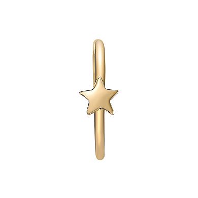 Lila Moon 14k Gold 10 mm Seamless Star Nose Ring