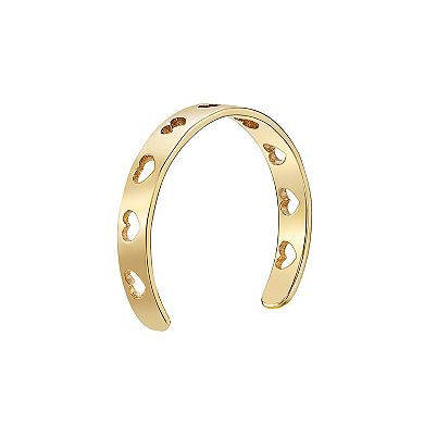 Lila Moon 10k Gold Heart Cutout Toe Ring
