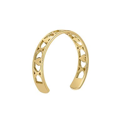 Lila Moon 10k Gold Filigree Heart Toe Ring