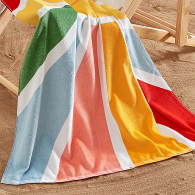 Madelinen® Cotton Vibrant Prints Quick Dry Beach Towel