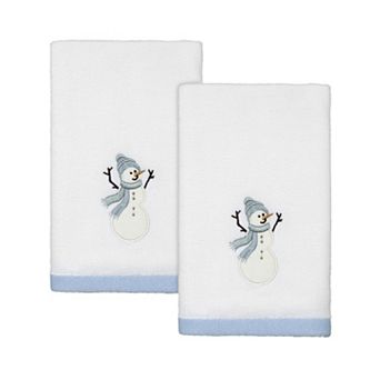 Avanti Frosty Friends Fingertip Towel 2 pc Set