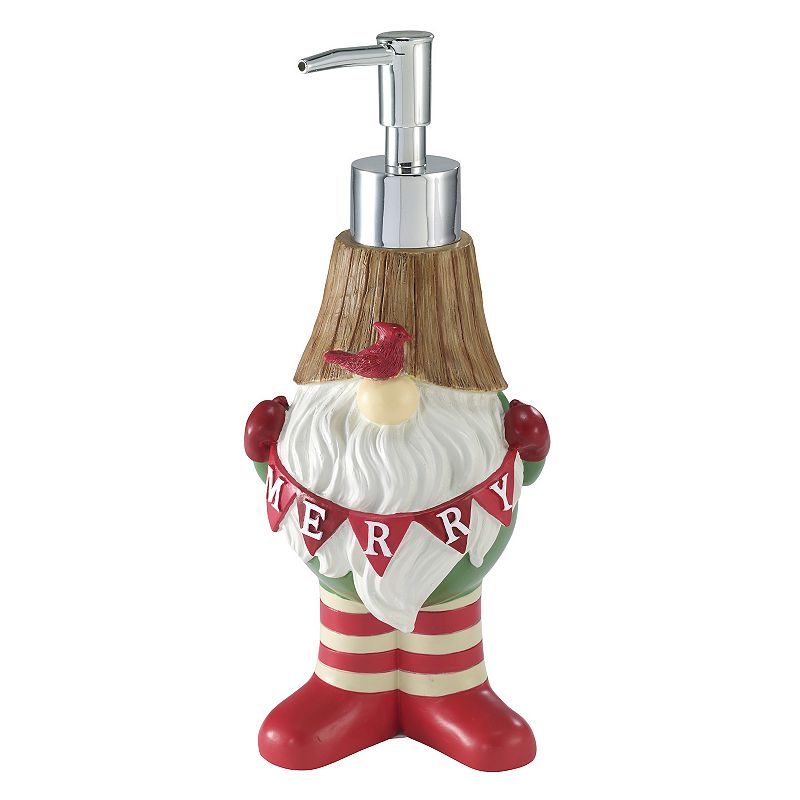 Avanti Merry Gnome Lotion Pump, Multicolor, PMPBTLCERM