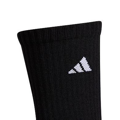 Women's adidas Cushioned 3.0 3-Pack Monochrome Crew Socks