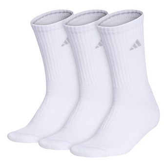 Women's adidas Cushioned 3.0 3-Pack Monochrome Crew Socks