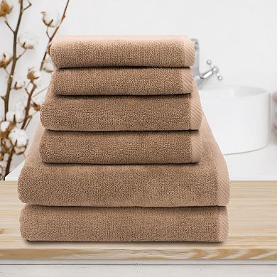 Linum Home Textiles 6-piece Turkish Cotton Ediree Bath Towel Set