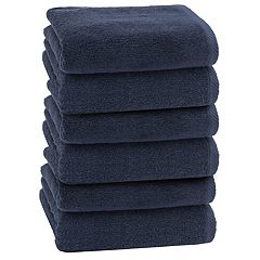 6 Piece Turkish Cotton Towel Set Melissa Linen Color: Light Blue