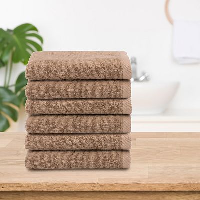 Linum Home Textiles 6 piece Turkish Cotton Ediree Fingertip Towel Set