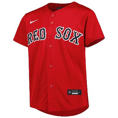 Youth Nike Trevor Story Red Boston Red Sox Alternate Replica Player Jersey