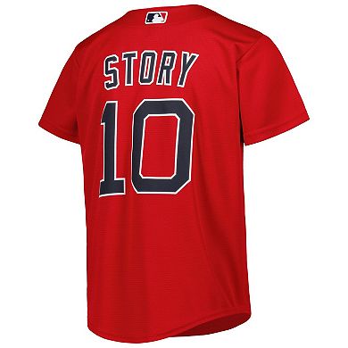 Youth Nike Trevor Story Red Boston Red Sox Alternate Replica Player Jersey