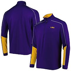 Men's Antigua Purple Minnesota Vikings Tribute Quarter-Zip Lightweight  Pullover Top