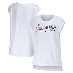 Women's Fanatics Branded Heather Navy Colorado Avalanche Special Edition 2.0 Barn Burner 3/4 Sleeve T-Shirt