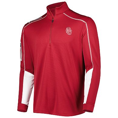 Men's Columbia Crimson Oklahoma Sooners Shotgun 2.0 Omni-Wick Quarter-Zip Jacket