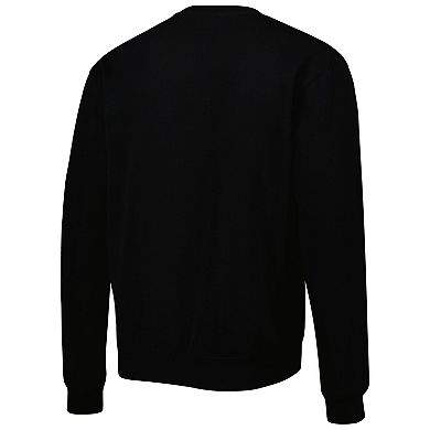 Men's Colosseum Black Baylor Bears Arch & Logo Pullover Sweatshirt