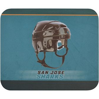 San Jose Sharks Helmet Mouse Pad
