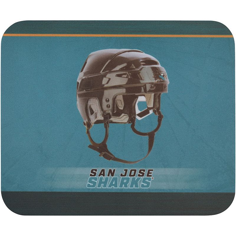 San Jose Sharks Helmet Mouse Pad, Multicolor