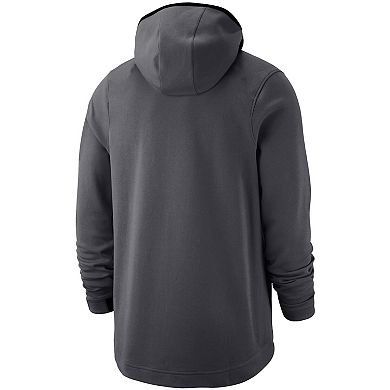 Men's Nike Anthracite Arkansas Razorbacks Tonal Showtime Full-Zip Hoodie