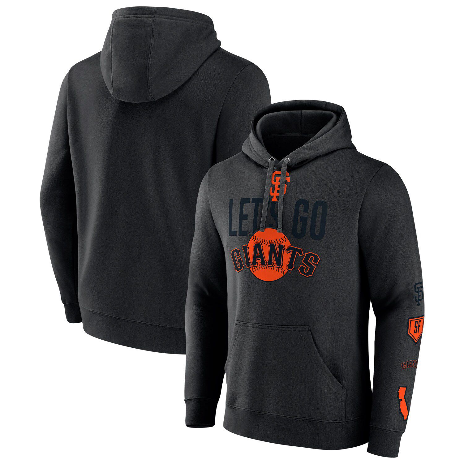 REFRIED APPAREL Women's Refried Apparel White/Black San Francisco Giants  Cropped Pullover Hoodie