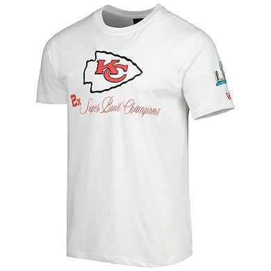Men's New Era White Kansas City Chiefs Historic Champs T-Shirt