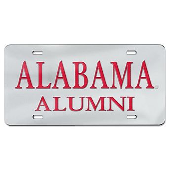 WinCraft Crimson Alabama Crimson Tide Alumni Laser Cut Acrylic License Plate