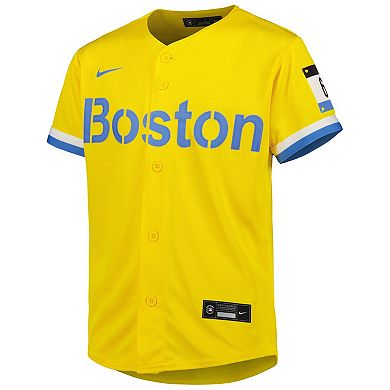 Youth Nike David Ortiz Gold Boston Red Sox City Connect Replica Player Jersey
