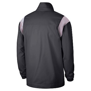 Men's Nike Anthracite Oklahoma Sooners Woven Full-Zip Jacket