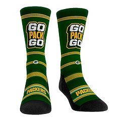 Green Bay Packers Rock Em Socks Youth Throwback Three-Pack Crew Sock Set