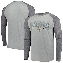 Men's Refried Apparel Gray Jacksonville Jaguars Sustainable Angle Long  Sleeve T-Shirt