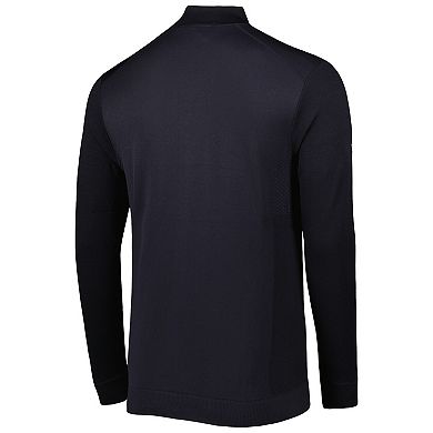 Men's Levelwear Black Los Angeles Lakers Nano Engineered Knit Fabric Quarter-Zip Jacket