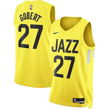 Men's Utah Jazz Rudy Gobert Player Jersey City Edition – Black