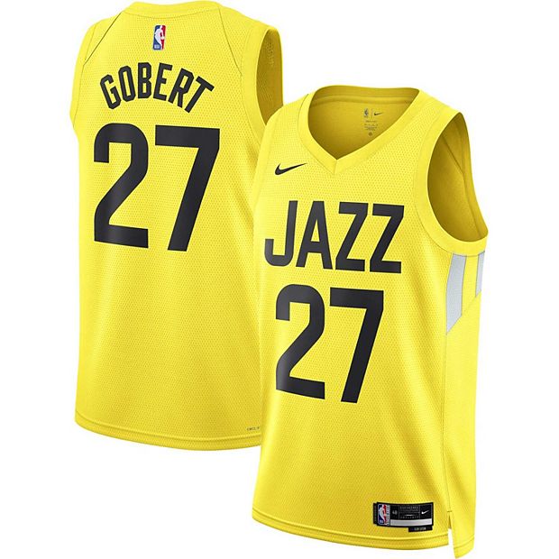 Men's Nike Rudy Gobert Gold Utah Jazz 2022/23 Swingman Jersey - Icon Edition