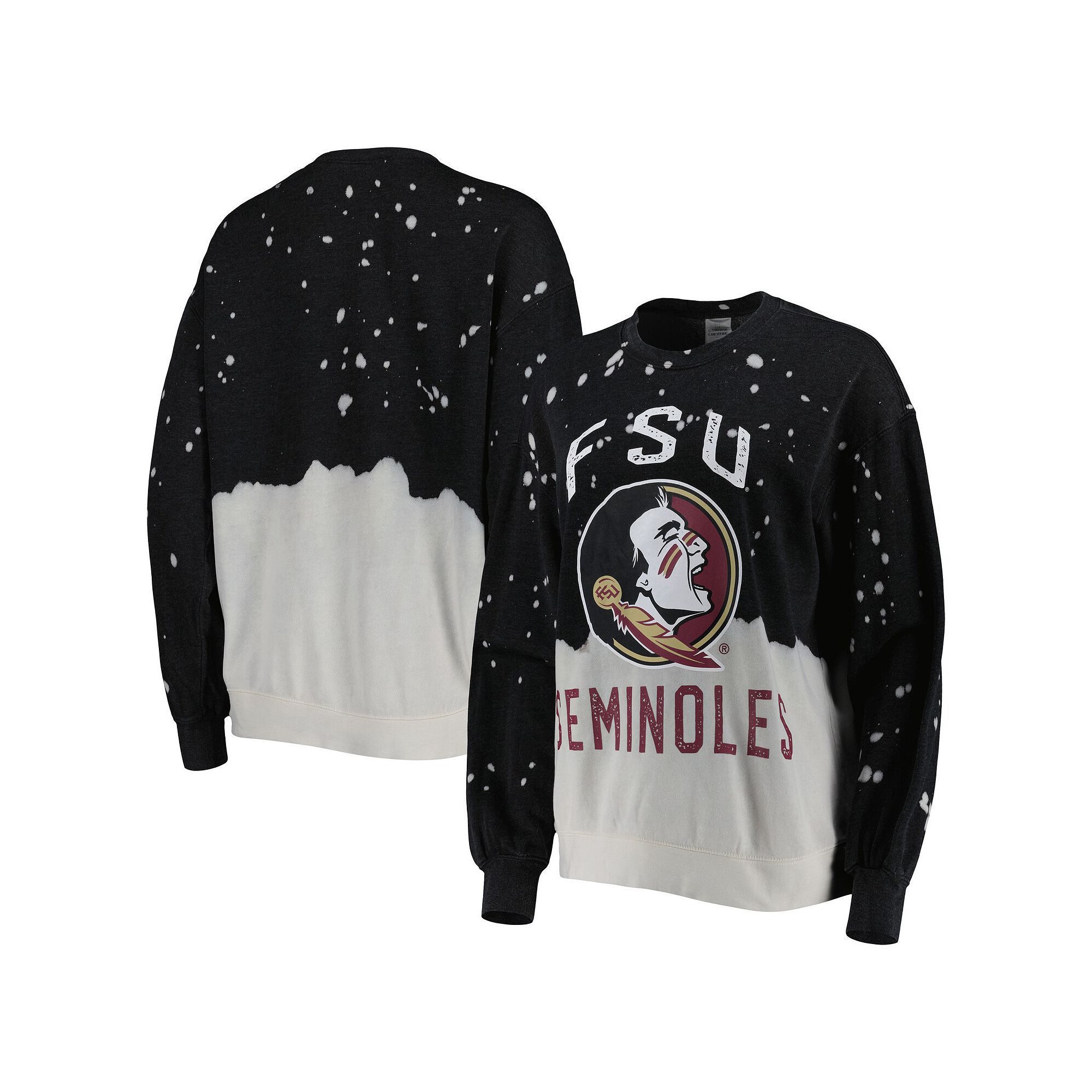 Womens Gameday Couture Black Florida State Seminoles Twice As Nice Faded D