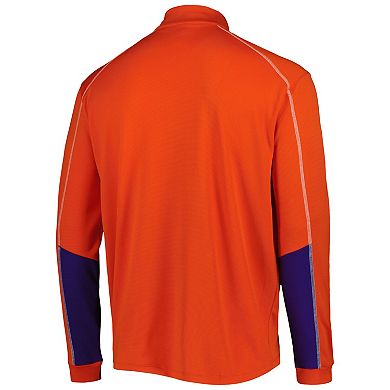 Men's Columbia Orange Clemson Tigers Shotgun 2.0 Omni-Wick Quarter-Zip Jacket