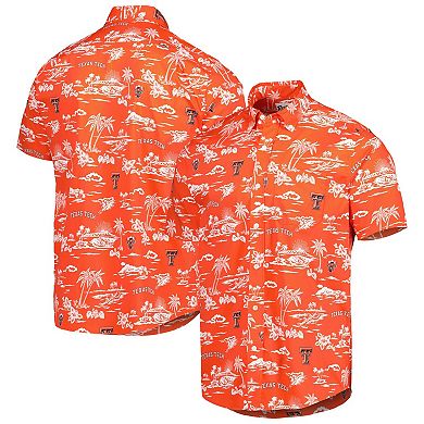 Men's Reyn Spooner Orange Texas Tech Red Raiders Classic Button-Down Shirt