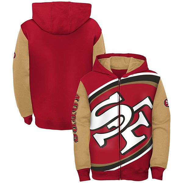 san francisco 49ers zip hoodie