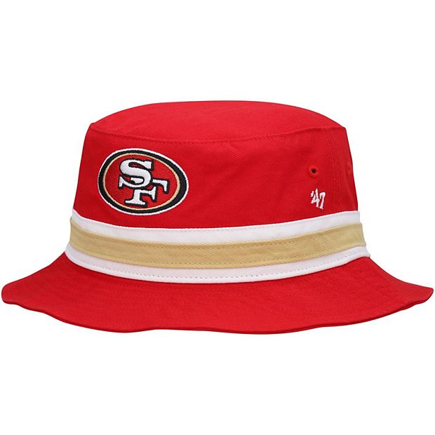 Men's New Era Gray San Francisco 49ers Distinct Bucket Hat