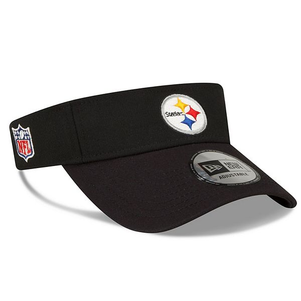 Men's New Era Black Pittsburgh Steelers 2022 Sideline Adjustable Visor