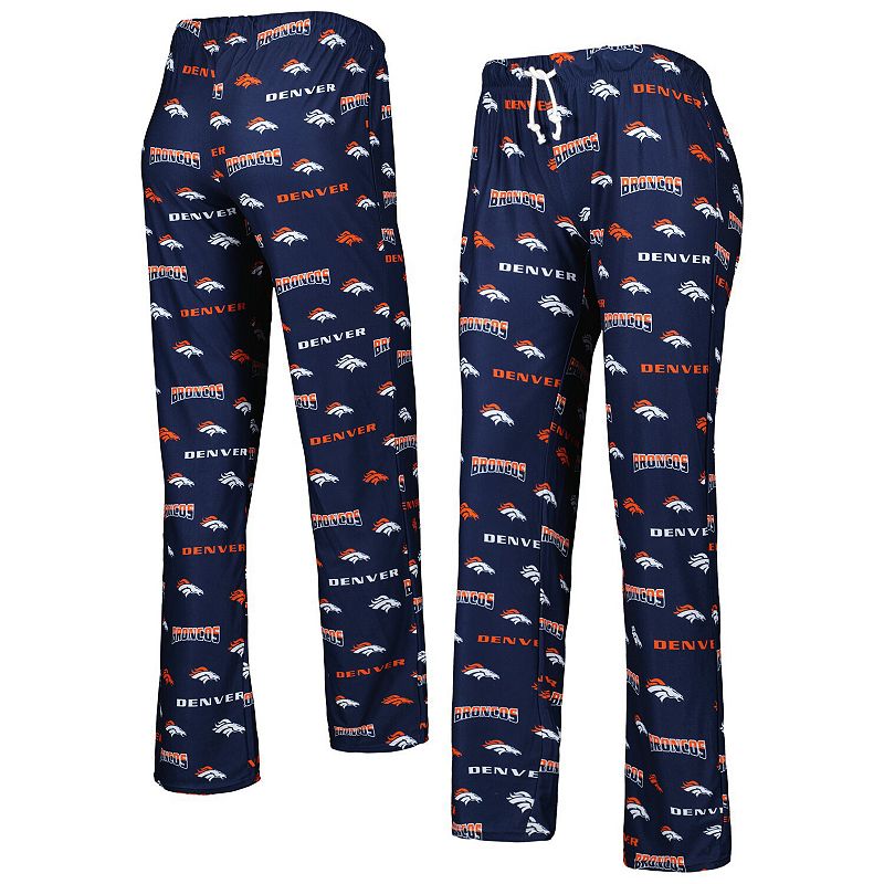 Womens Concepts Sport Navy Denver Broncos Breakthrough Knit Pants, Size: S