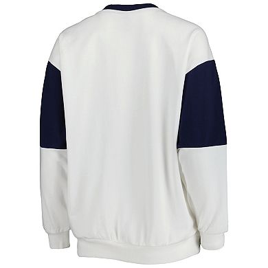 Women's Gameday Couture Navy Auburn Tigers It's A Vibe Dolman Pullover Sweatshirt