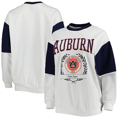 Women's Gameday Couture Navy Auburn Tigers It's A Vibe Dolman Pullover Sweatshirt