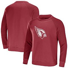 Men's NFL x Darius Rucker Collection by Fanatics Cream/Cardinal Arizona Cardinals Long Sleeve Raglan T-Shirt Size: Small