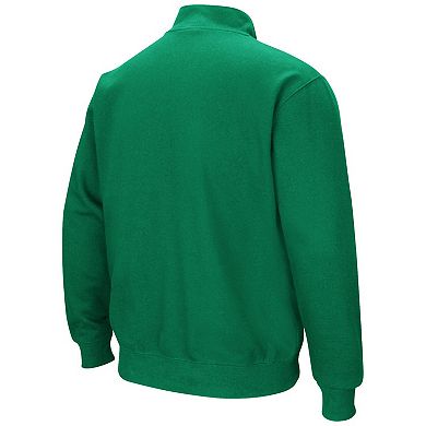Men's Colosseum Green Oregon Ducks Big & Tall Tortugas Logo Quarter-Zip Sweatshirt