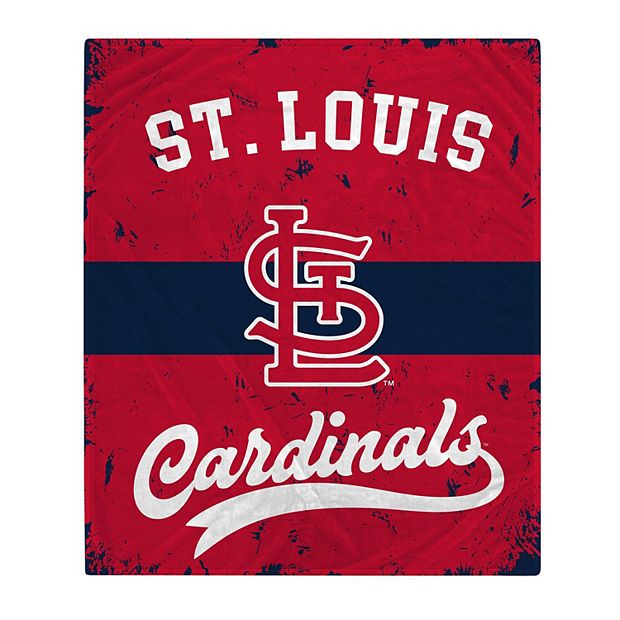 St. Louis Cardinals Retro Stripe Flannel Fleece Blanket