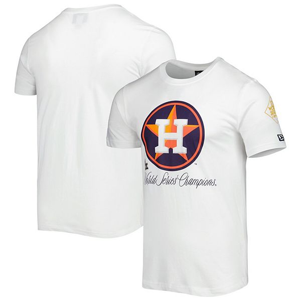 Men's New Era White Houston Astros Historical Championship T-Shirt