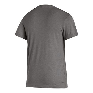 Men's adidas Heathered Gray Texas A&M Aggies Vintage Logo Tri-Blend T-Shirt