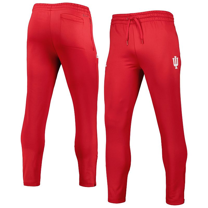 Mens adidas Crimson Indiana Hoosiers AEROREADY Tapered Pants, Size: Small