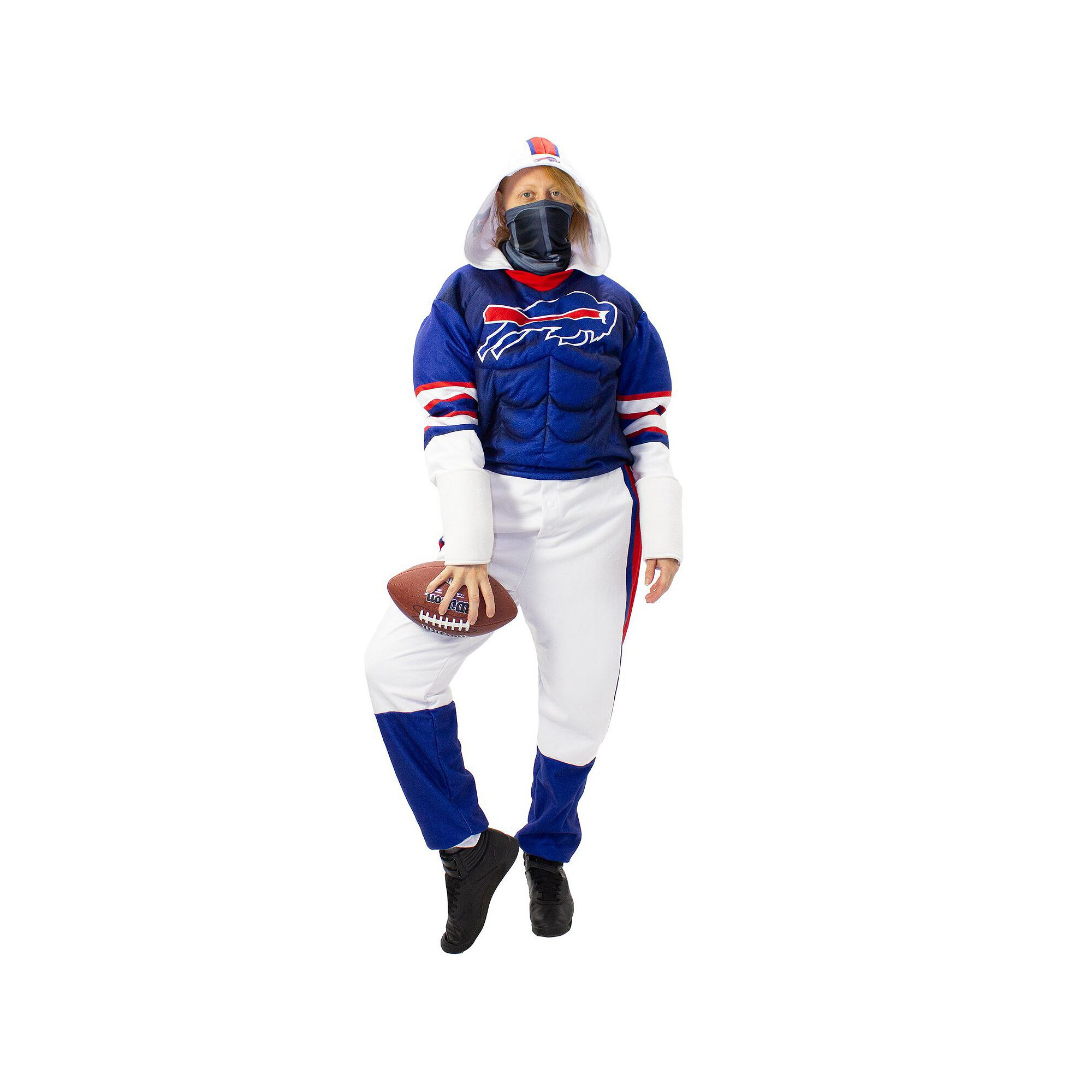 Mens Royal Buffalo Bills Game Day Costume, Size: XS, Blue